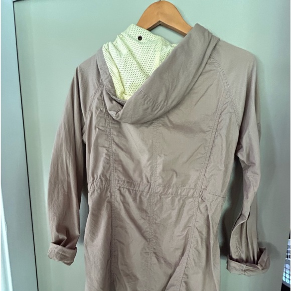 SPORTSGIRL light weight beige cotton zip up hoodie AU12 - Picture 2 of 4